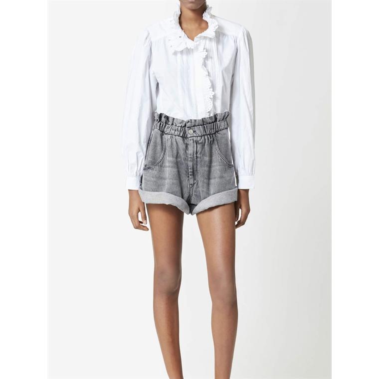 Isabel Marant Etolié Titea Shorts, Grey 